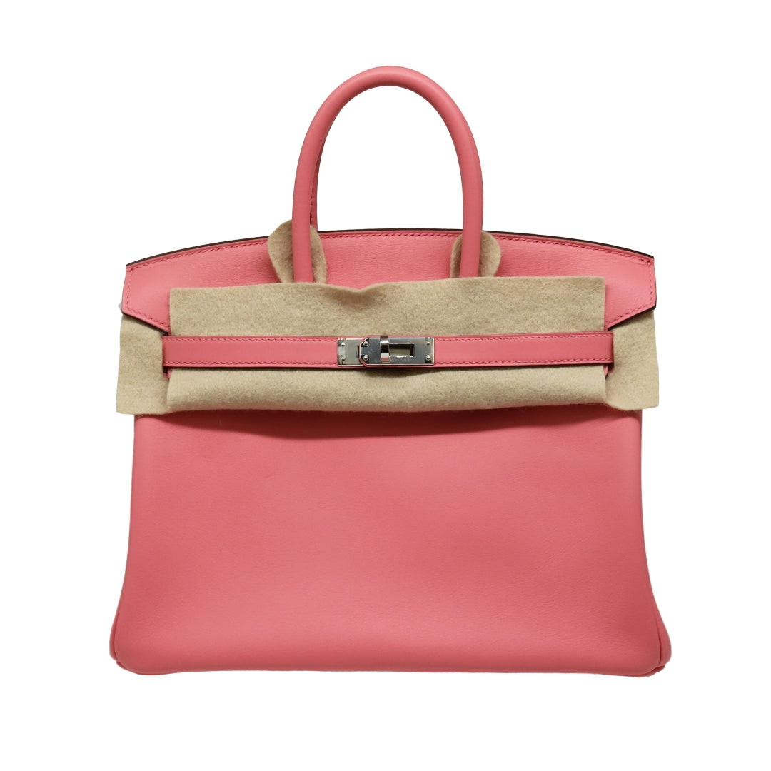 バーキン 25 <br>スイフト<br>ローズエテ/シルバー金具<br>【USED】