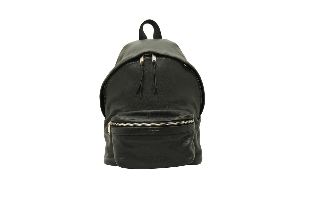 SAINT LAURENT サンローラン シティバックパック 508548 ブラック【中古】