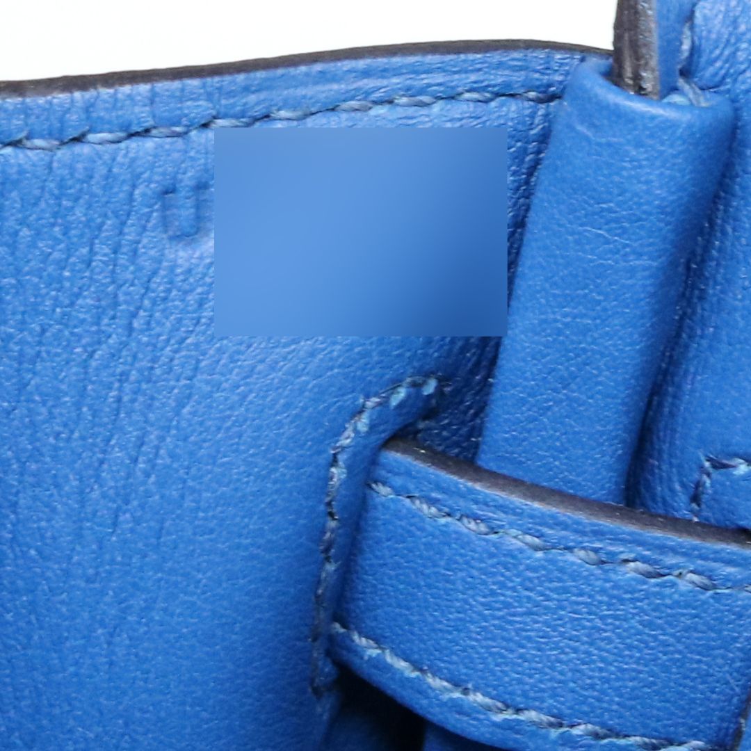 バーキン 25<br>スイフト×トワルアッシュ<br>ブルーフランス×エクリュ・ブルービルー<br>シルバー金具<br>【USED】