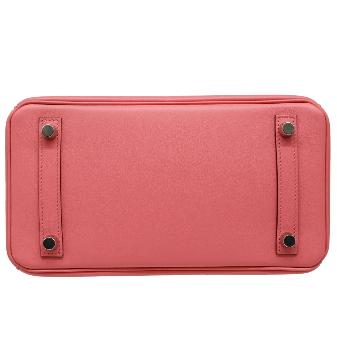 バーキン 25 <br>スイフト<br>ローズエテ/シルバー金具<br>【USED】