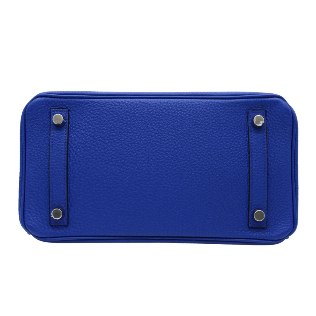 バーキン 25 ヴェルソ<br>トゴ<br>ブルーロワイヤル×カプシーヌ<br>シルバー金具<br>【USED】
