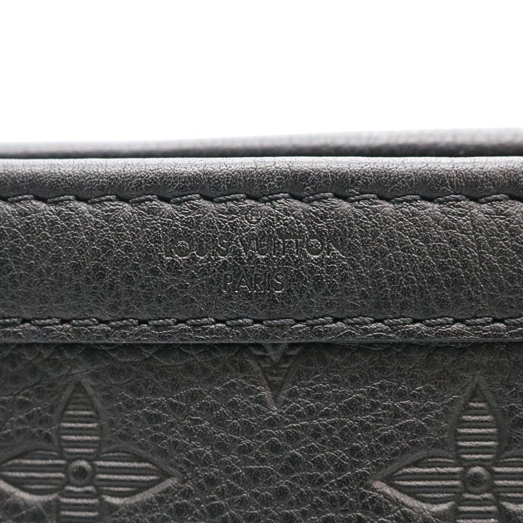 ガストン・ウェアラブル ウォレット<br>モノグラム・シャドウレザー<br>ブラック/ブラック金具<br>【USED】