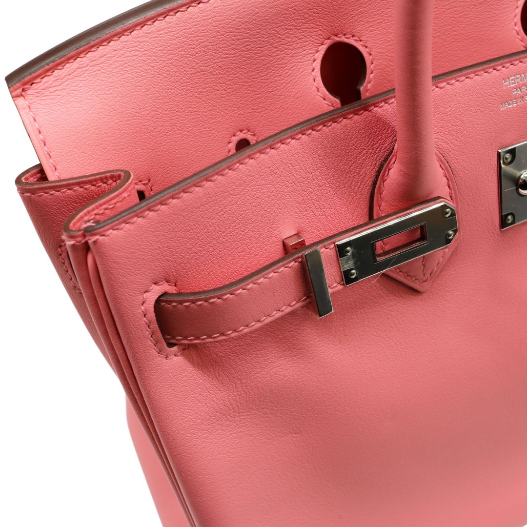 バーキン 25 <br>スイフト<br>ローズエテ/シルバー金具<br>【USED】