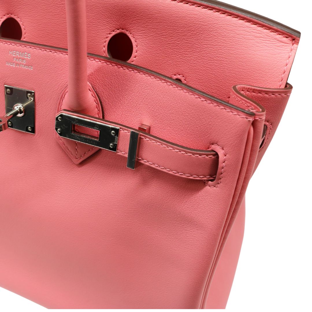 バーキン 25 <br>スイフト<br>ローズエテ/シルバー金具<br>【USED】