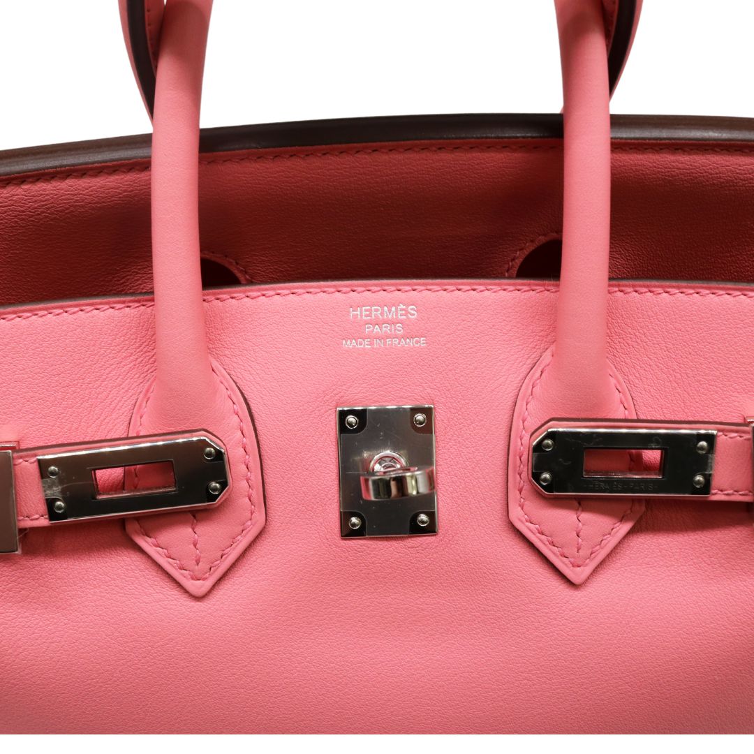 バーキン 25 <br>スイフト<br>ローズエテ/シルバー金具<br>【USED】