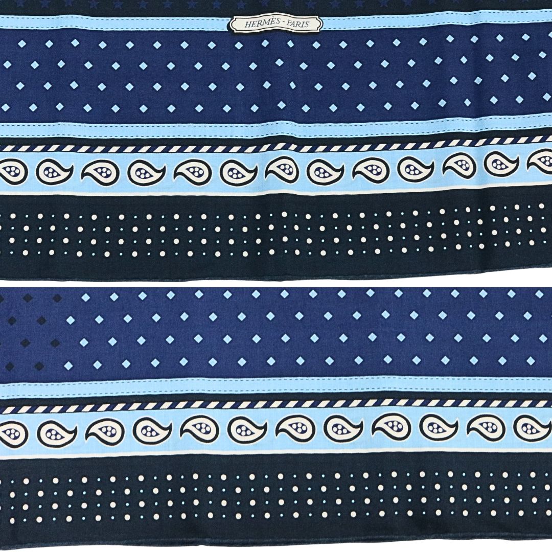 カレジェアン140 《宮廷の馬具》<br>カシミヤ<br>マリン/ブルー/シエル<br>【未使用品】