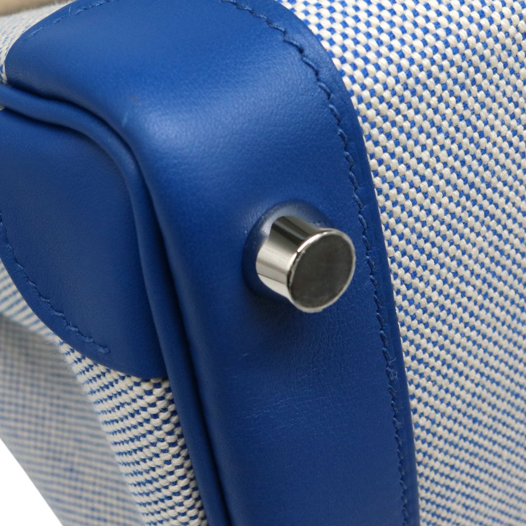 バーキン 25<br>スイフト×トワルアッシュ<br>ブルーフランス×エクリュ・ブルービルー<br>シルバー金具<br>【USED】