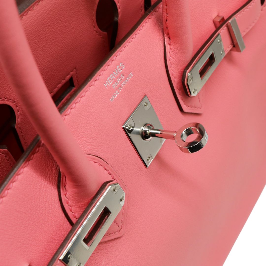 バーキン 25 <br>スイフト<br>ローズエテ/シルバー金具<br>【USED】