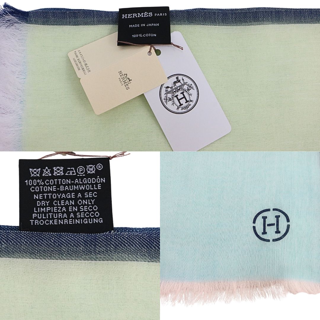 ストール ナオシマ<br>コットン 100%<br>マルチカラー<br>【NEW】