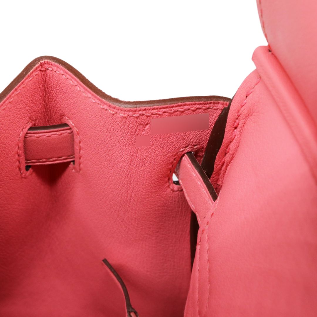 バーキン 25 <br>スイフト<br>ローズエテ/シルバー金具<br>【USED】