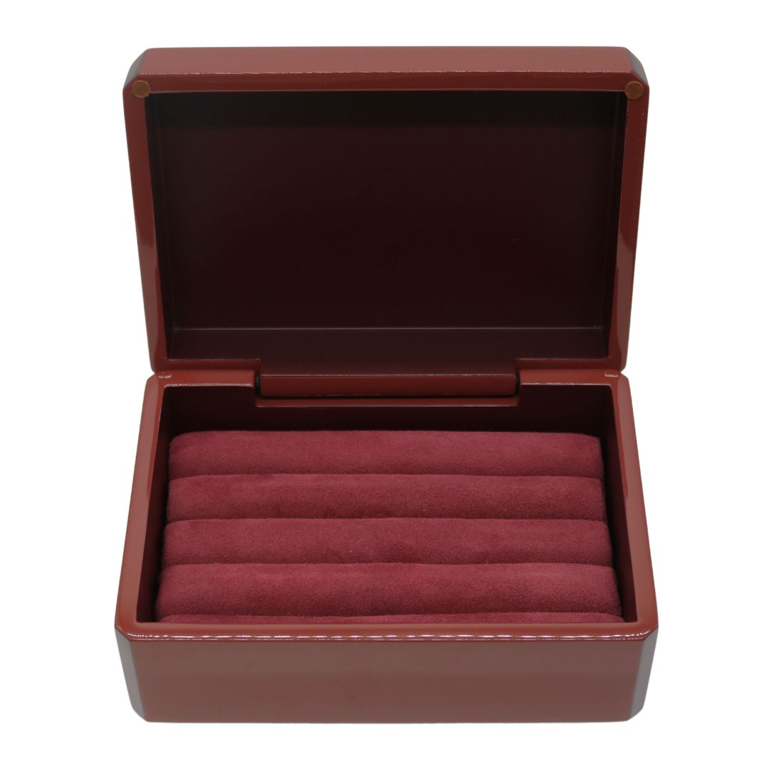 HERMES【エルメス】<br>ジュエリーボックス ミニ<br>ラッカーウッド<br>オレンジ【NEW】