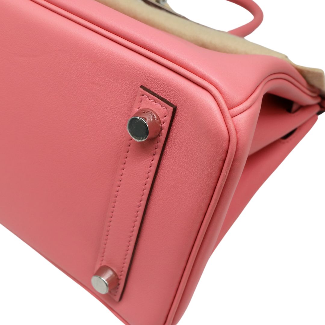 バーキン 25 <br>スイフト<br>ローズエテ/シルバー金具<br>【USED】