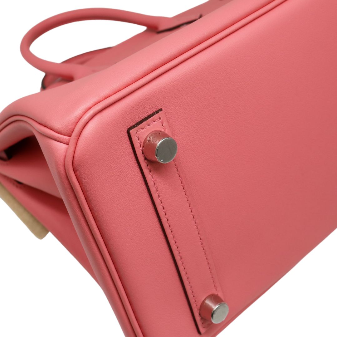 バーキン 25 <br>スイフト<br>ローズエテ/シルバー金具<br>【USED】