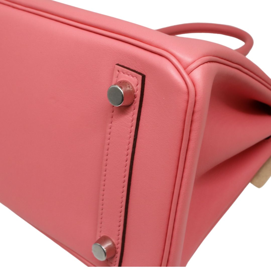 バーキン 25 <br>スイフト<br>ローズエテ/シルバー金具<br>【USED】