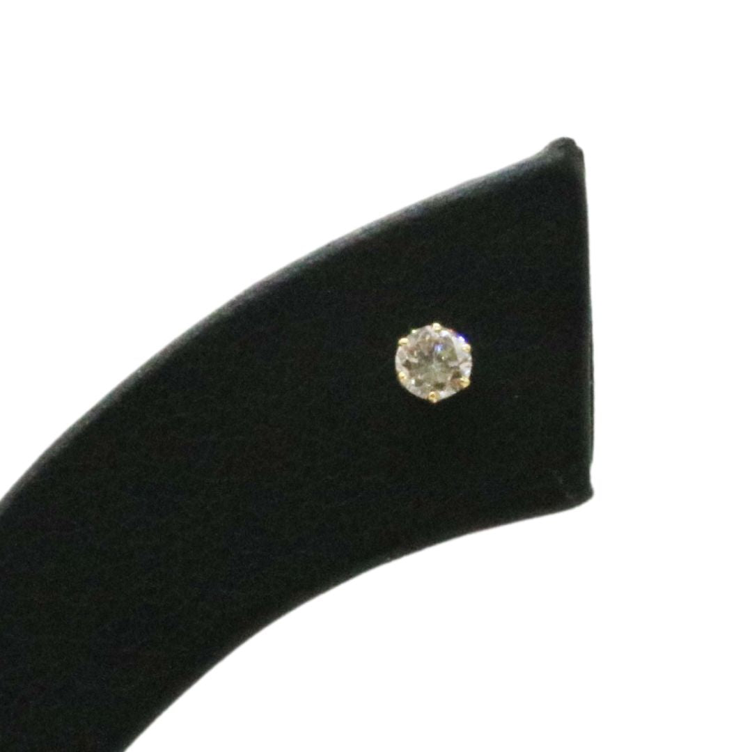 K18YG/D0.20ct<BR>一粒 ダイヤモンドピアス<BR>【NEW】