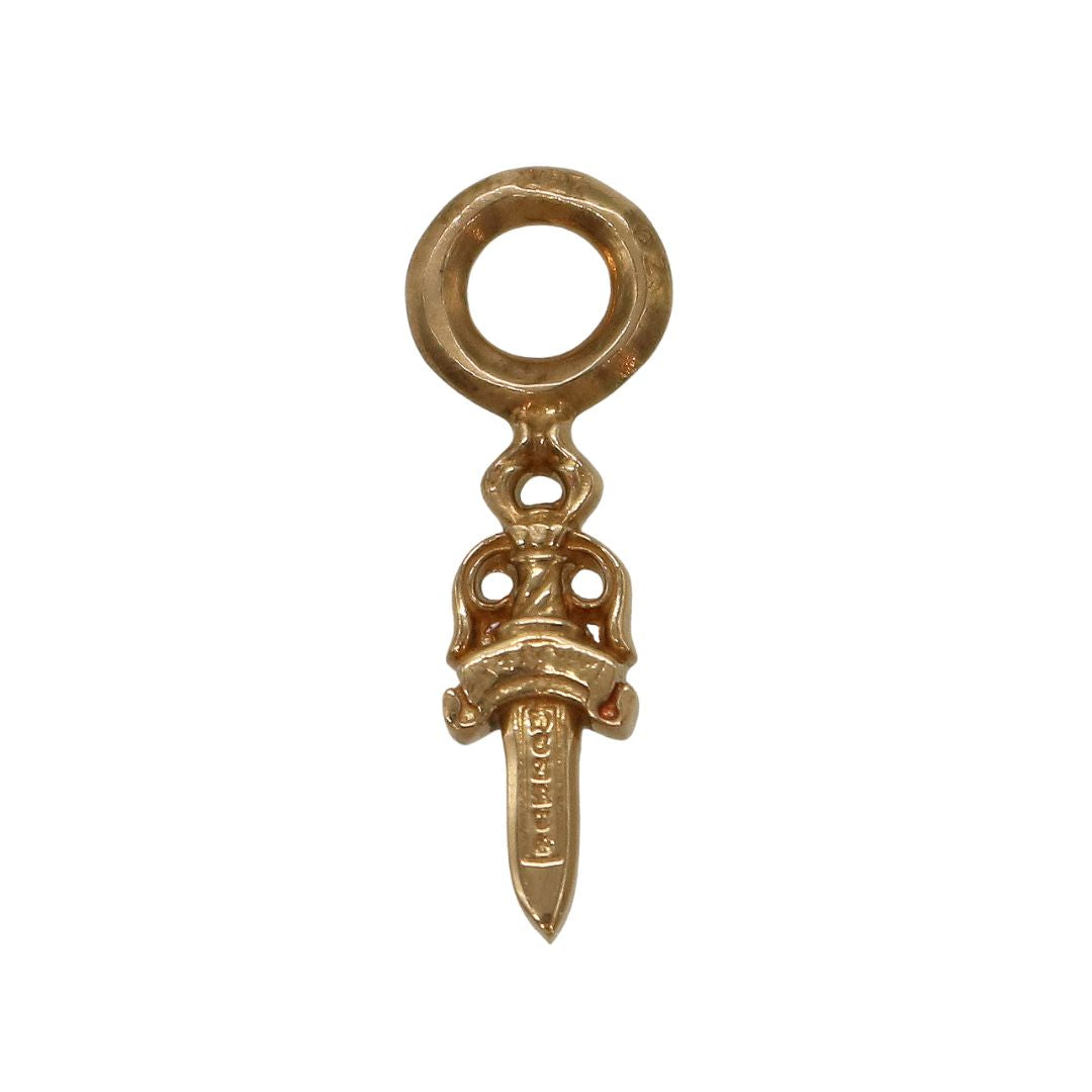 スタック ダガーチャーム<br>22K PG<br>【未使用品】