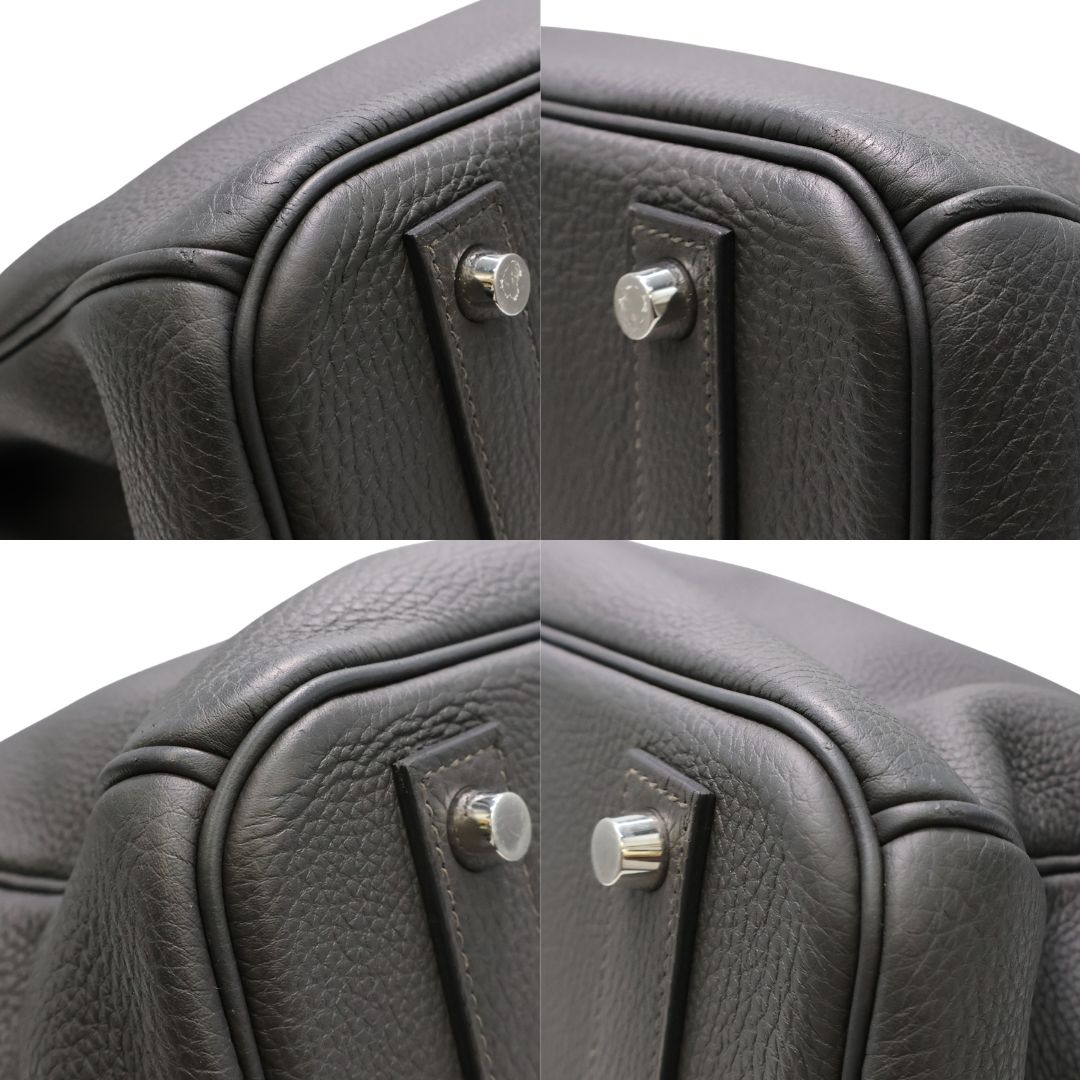 バーキン40<br>トゴ<br>グレー系/シルバー金具<br>【USED】