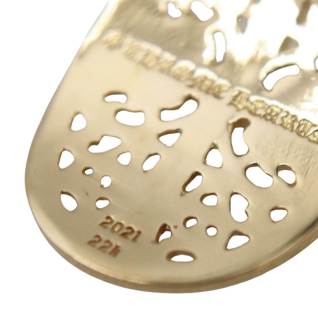 クラシック オーバルペンダント<br>22K PG<br>【未使用品】