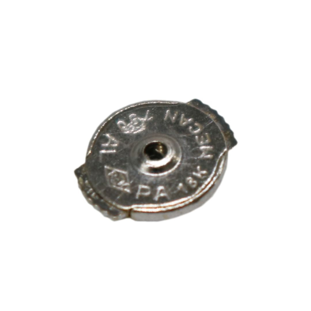 K18WG<br>フラワー<br>ダイヤモンドピアス<br>【未使用品】
