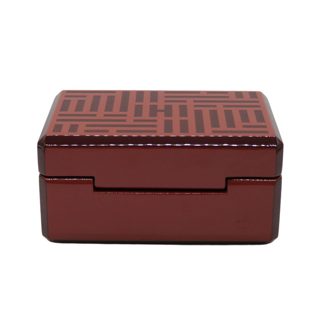 HERMES【エルメス】<br>ジュエリーボックス ミニ<br>ラッカーウッド<br>オレンジ【NEW】
