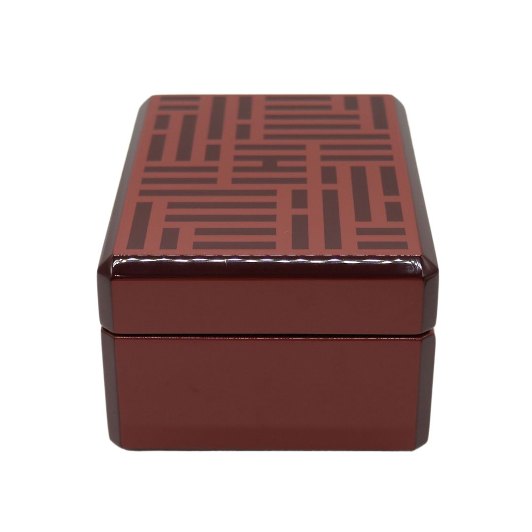 HERMES【エルメス】<br>ジュエリーボックス ミニ<br>ラッカーウッド<br>オレンジ【NEW】