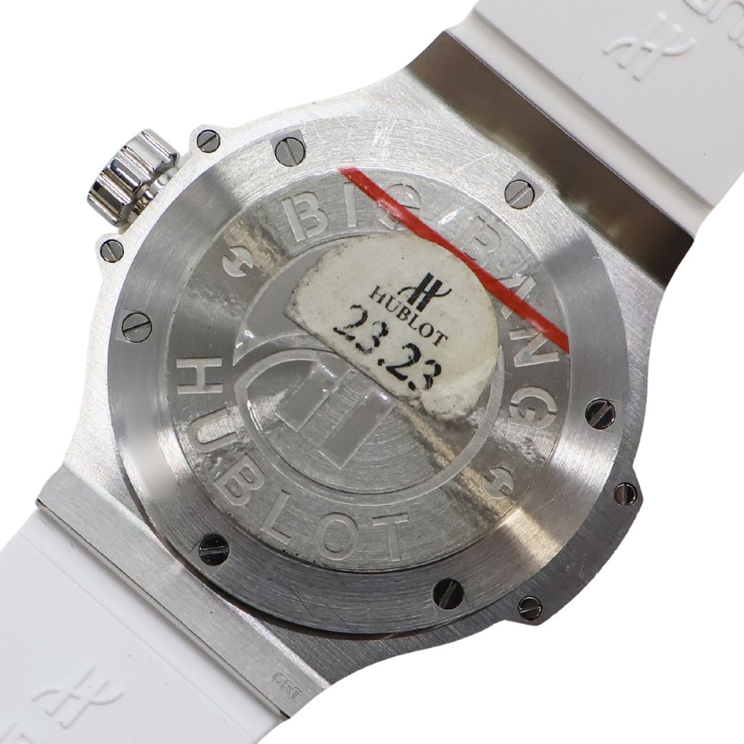 ビッグバン<br>スチールホワイト パヴェ<br>361.SE.2010.RW.1704<br> 【USED】