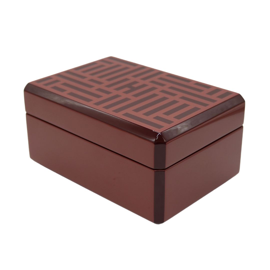 HERMES【エルメス】<br>ジュエリーボックス ミニ<br>ラッカーウッド<br>オレンジ【NEW】