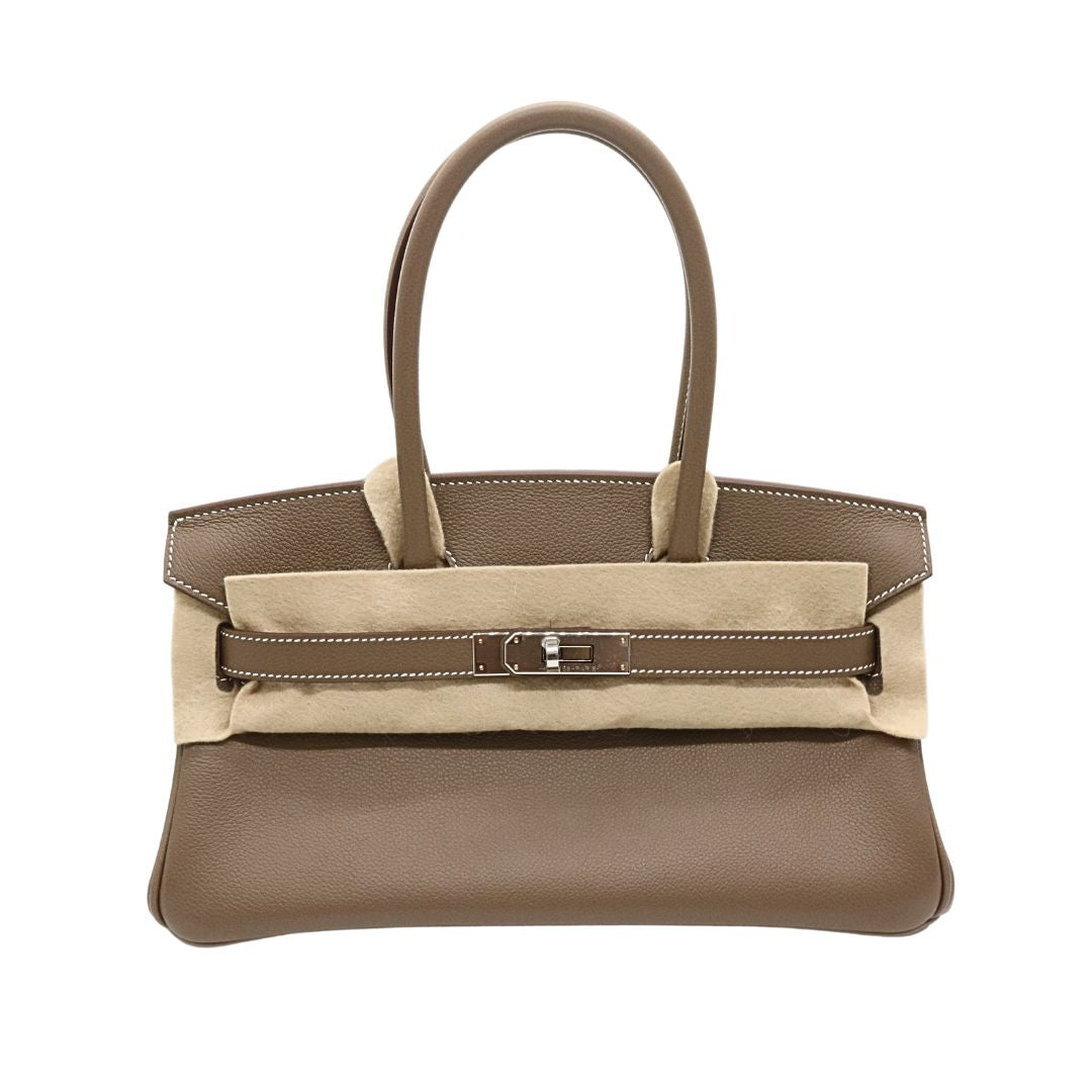 HERMES【エルメス】ショルダーバーキン 29 エトゥープ/SV金具