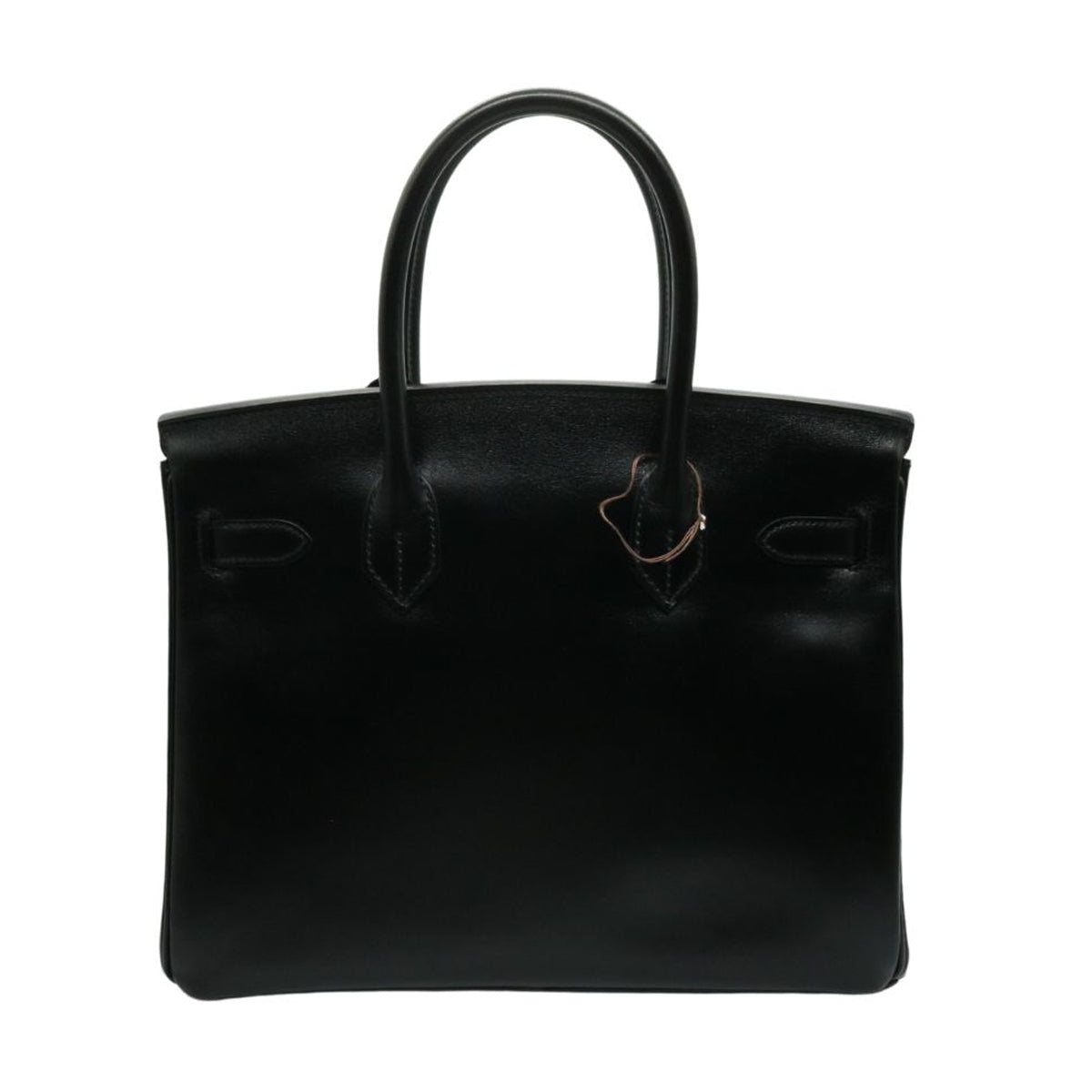 HERMES【エルメス】<br>バーキン30 ソーブラック<br>ボックスカーフ<br>ブラック/ブラック金具【未使用品】
