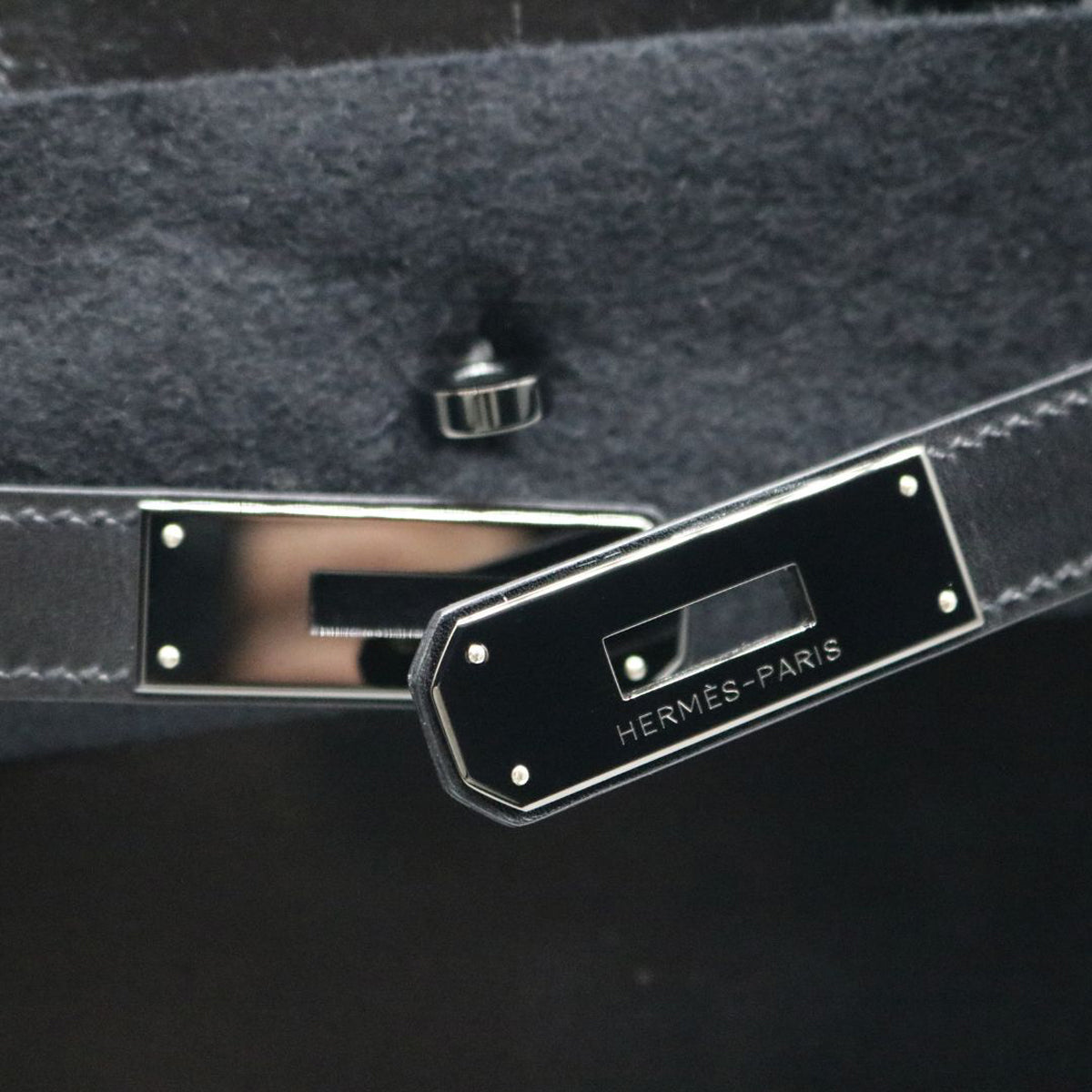 HERMES【エルメス】<br>バーキン30 ソーブラック<br>ボックスカーフ<br>ブラック/ブラック金具【未使用品】