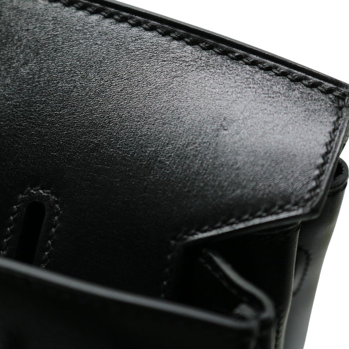 HERMES【エルメス】<br>バーキン30 ソーブラック<br>ボックスカーフ<br>ブラック/ブラック金具【未使用品】