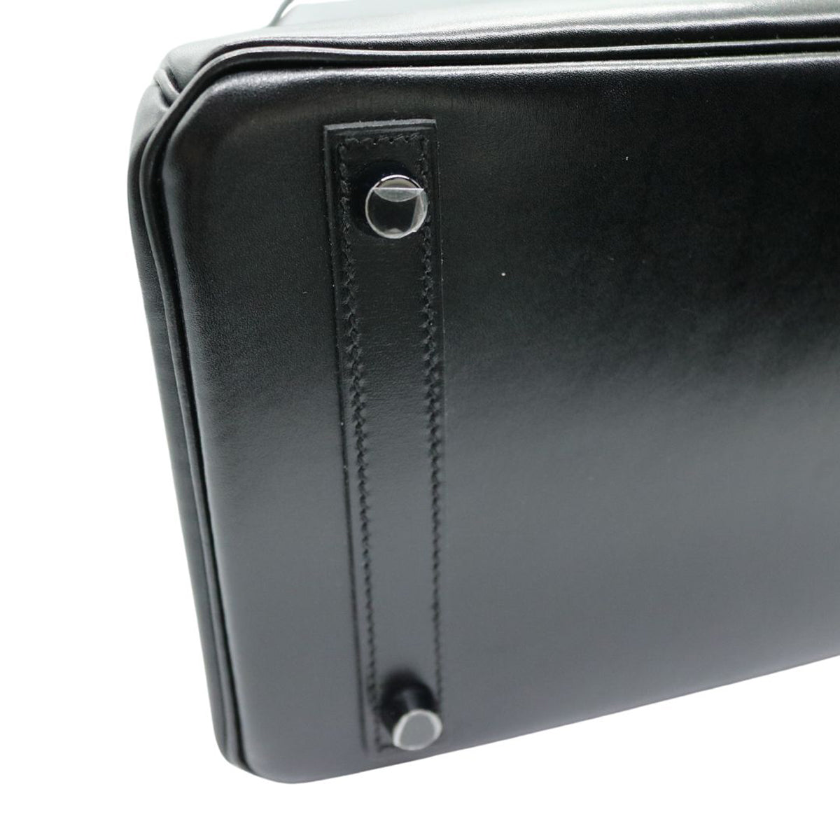HERMES【エルメス】<br>バーキン30 ソーブラック<br>ボックスカーフ<br>ブラック/ブラック金具【未使用品】