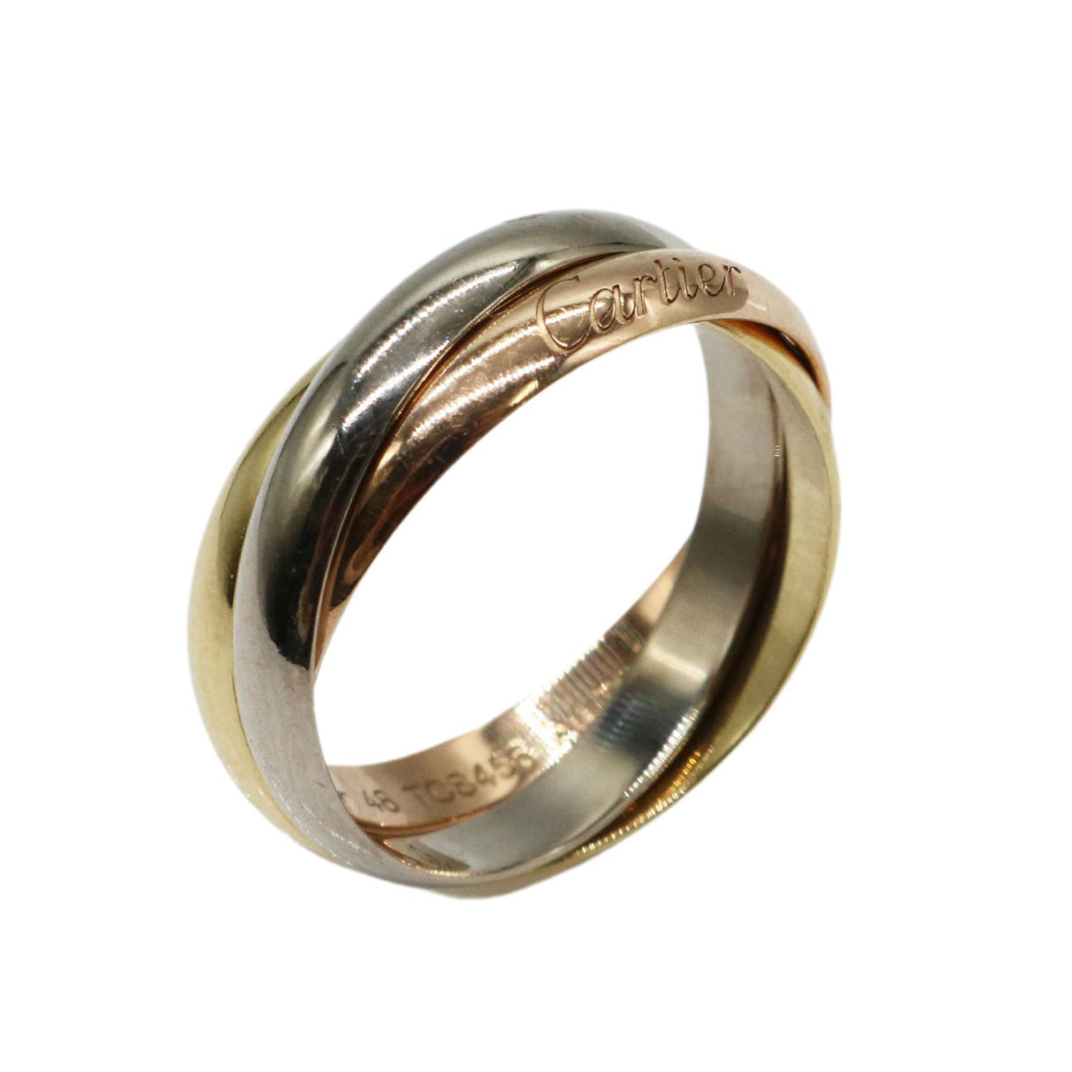 Cartier【カルティエ】<br>トリニティ リング<br>K18YG/K18PG/K18WG<br>【USED】