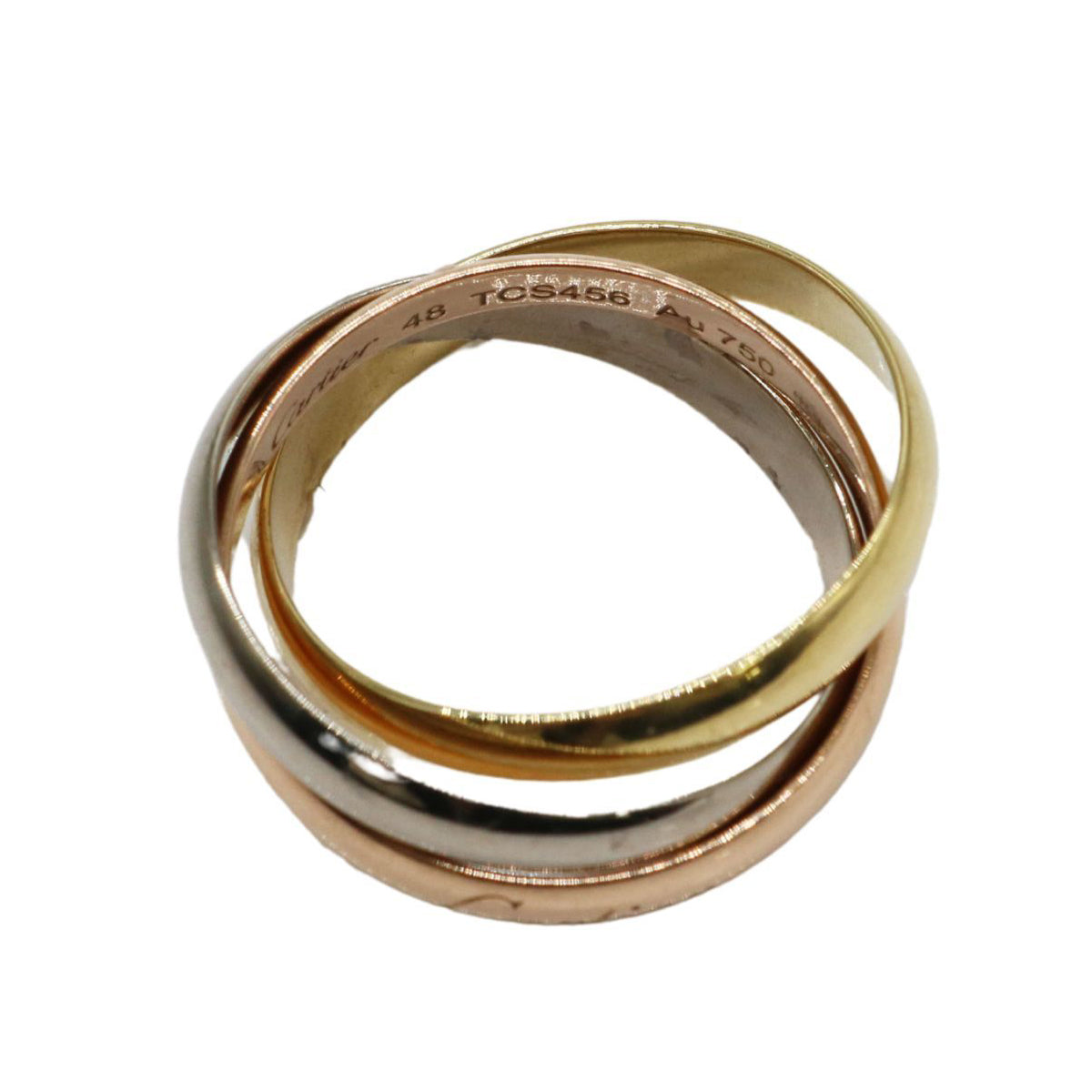 Cartier【カルティエ】<br>トリニティ リング<br>K18YG/K18PG/K18WG<br>【USED】