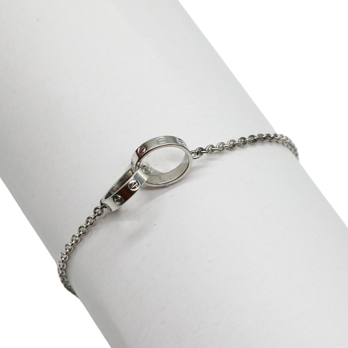 Cartier【カルティエ】<br>ベビーラブ ブレスレット <br>K18WG<br>【USED】