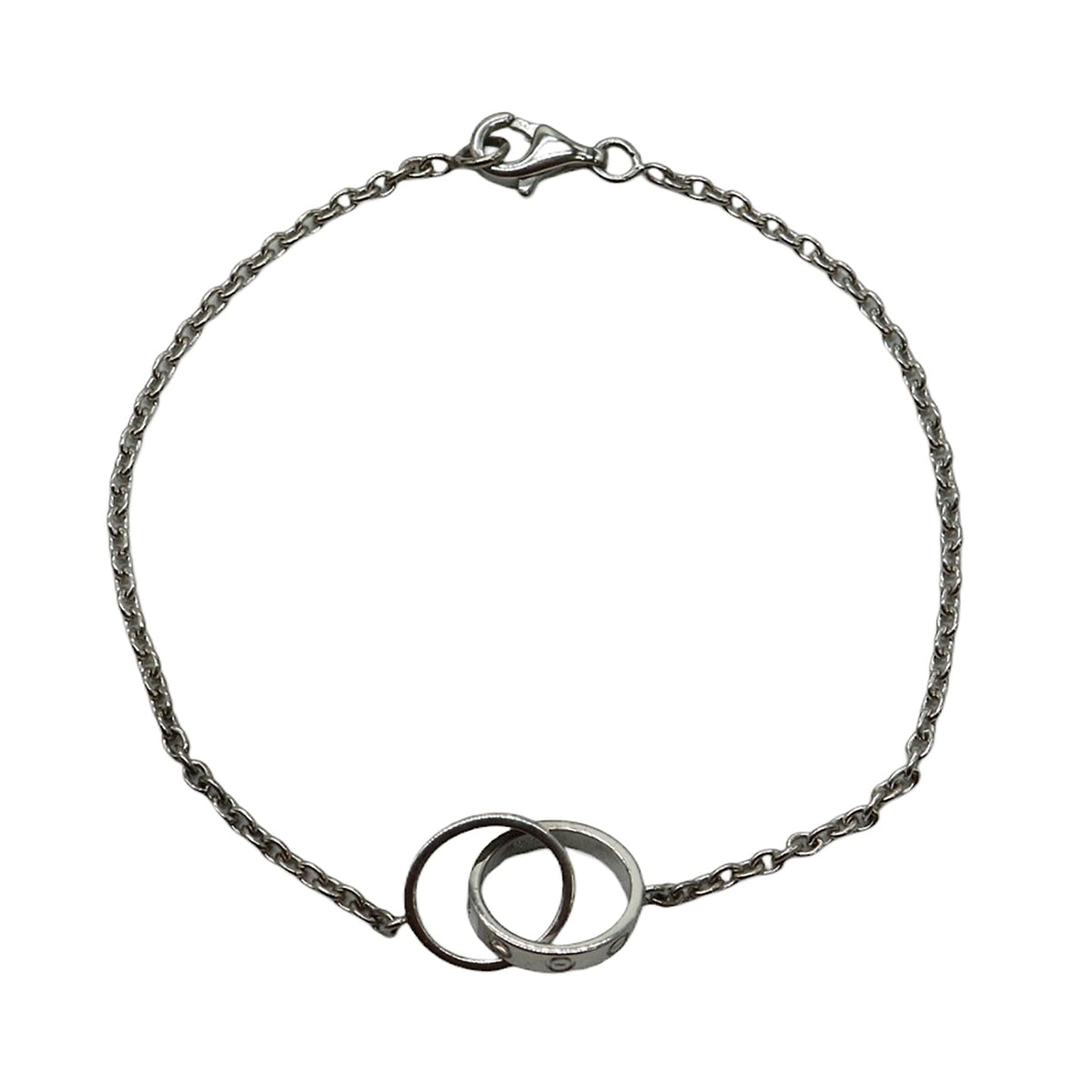 Cartier【カルティエ】<br>ベビーラブ ブレスレット <br>K18WG<br>【USED】