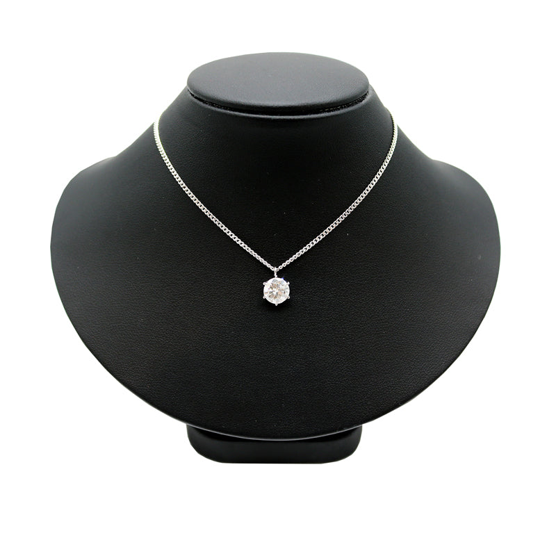 ORIGINAL JEWELRY<br>【オリジナルジュエリー】<br>PT900/PT850/D1.29ct<BR>一粒ダイヤモンド ペンダント<BR>【NEW】