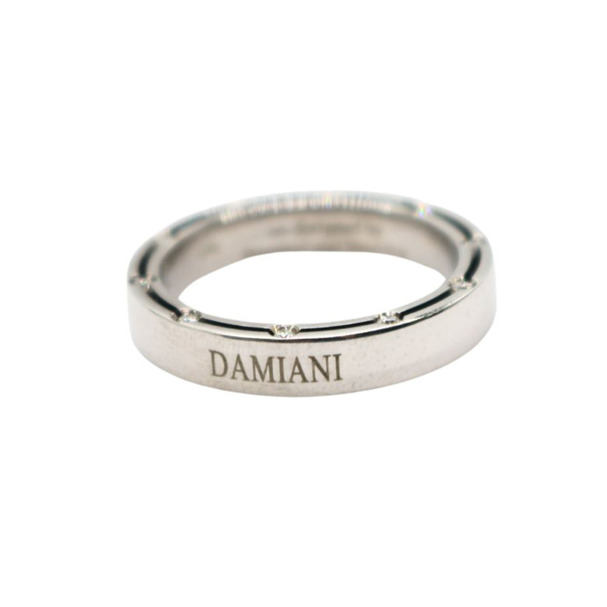 Dサイドコレクション<br>ブラッド・ピット コラボリング<br>ダイヤモンドK18WG<br>【USED】