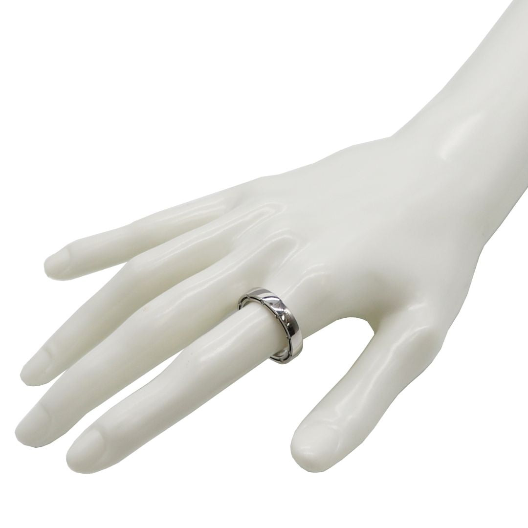 Dサイドコレクション<br>ブラッド・ピット コラボリング<br>ダイヤモンドK18WG<br>【USED】