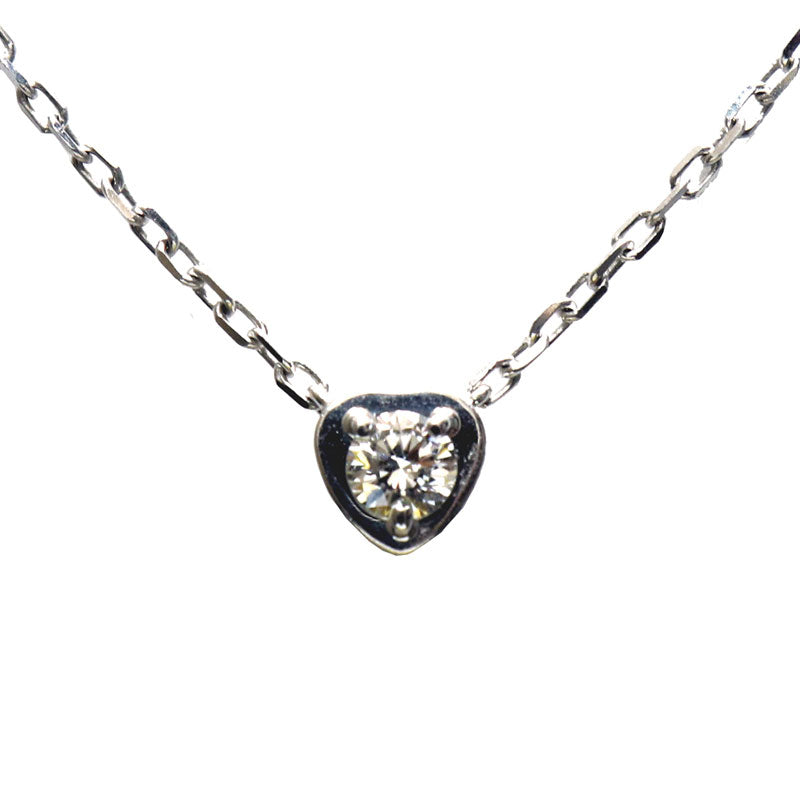 Cartier【カルティエ】<br>K18WG/D0.13ct<BR>ディアマン・レジェドゥ・ハート<BR>ペンダント<BR>【USED】