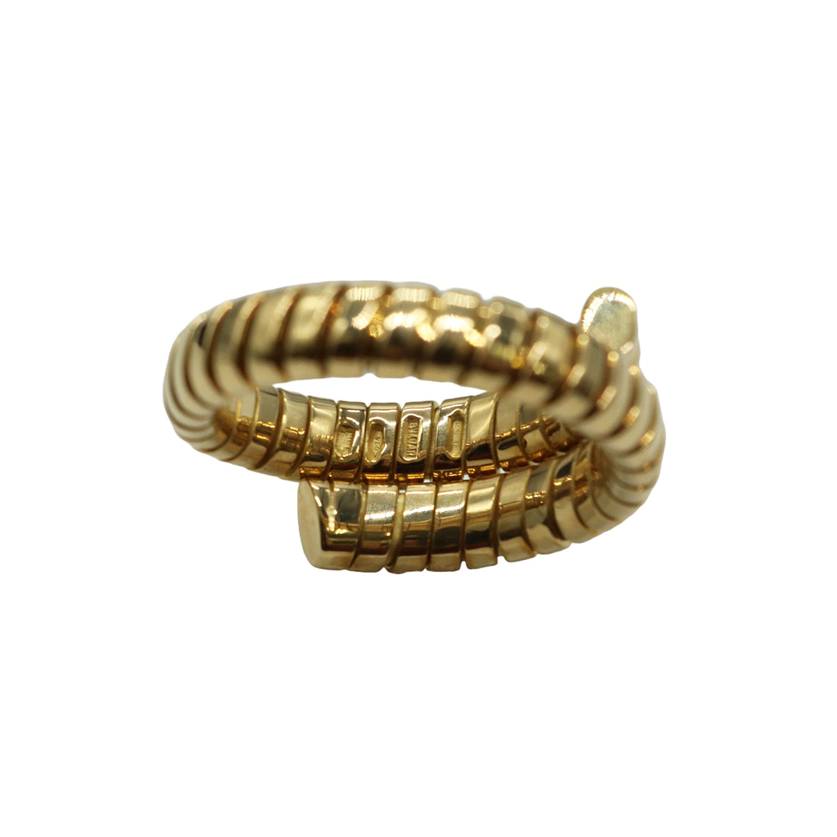 BVLGARI【ブルガリ】<br>トゥボガス リング <br>K18YG<br>【USED】