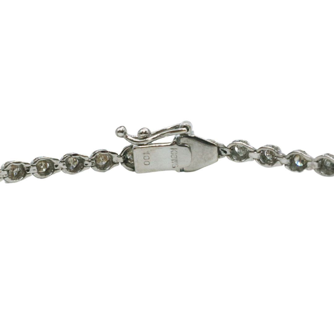 ORIGINAL JEWELRY<br>【オリジナルジュエリー】<br>K18WG D1.00ct<br>ダイヤモンド テニスブレスレット<br>【NEW】