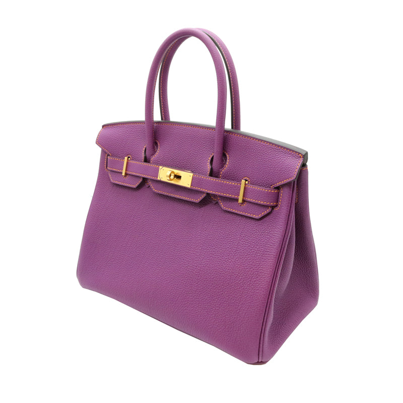 パーソナルオーダー トゴ バーキン30 アネモネ/マットゴールド金具