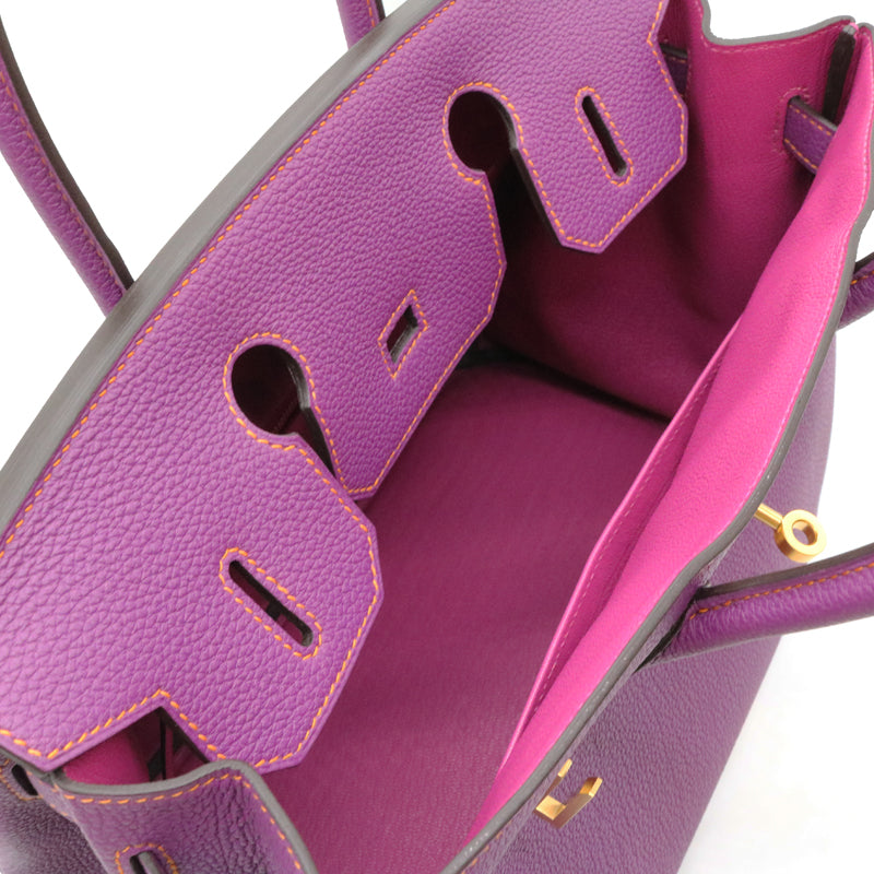 パーソナルオーダー トゴ バーキン30 アネモネ/マットゴールド金具