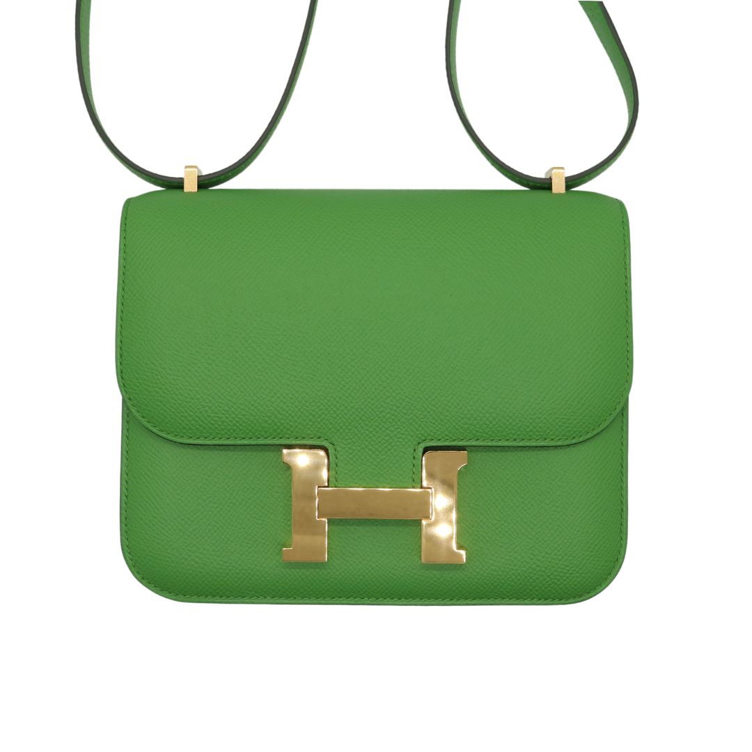 HERMES【エルメス】コンスタンス3 ミニ ヴォーエプソン ヴェールユッカ 