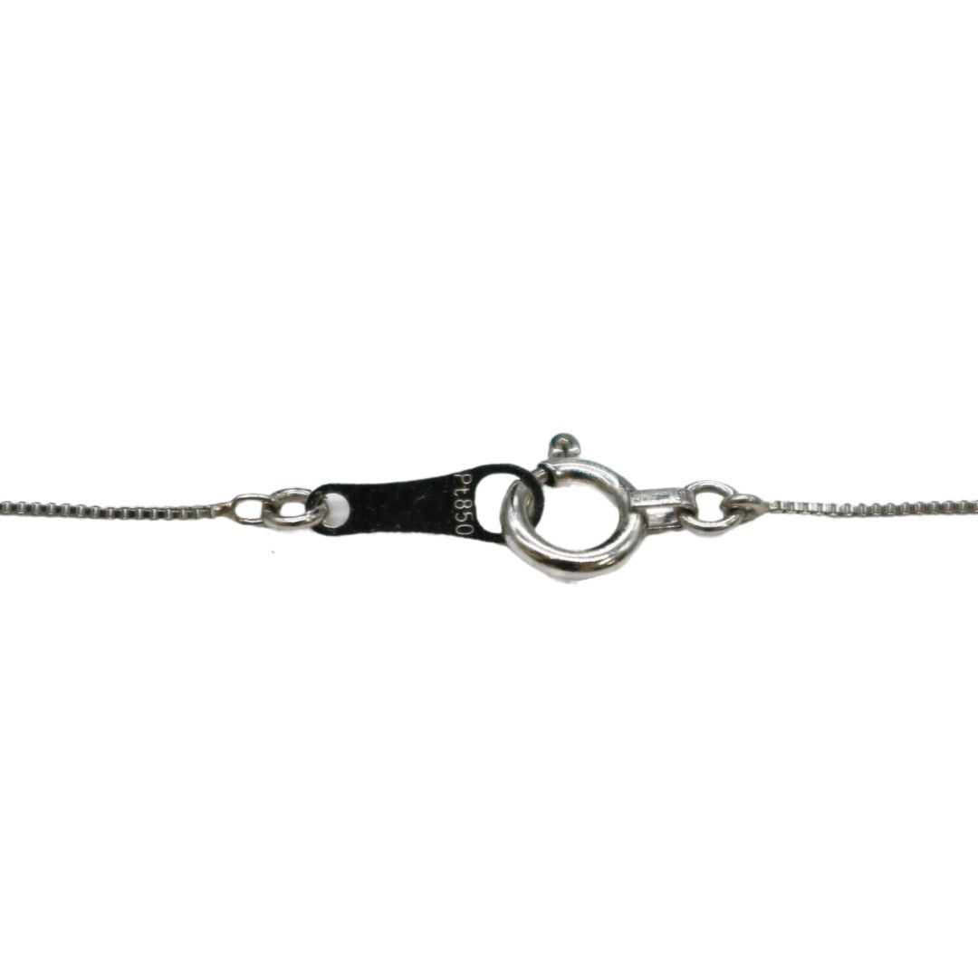 ORIGINAL JEWELRY<br>【オリジナルジュエリー】<br>PT850/PT900 D0.10ct<br>オープンハート<br>ダイヤモンドネックレス<br>【NEW】