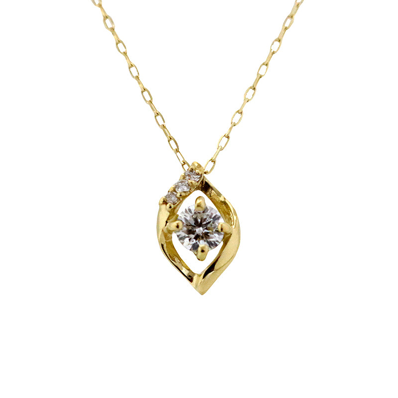 ORIGINAL JEWELRY<br>【オリジナルジュエリー】<br>K18YG/D0.15ct<BR> ダイヤモンドペンダント<BR>【NEW】