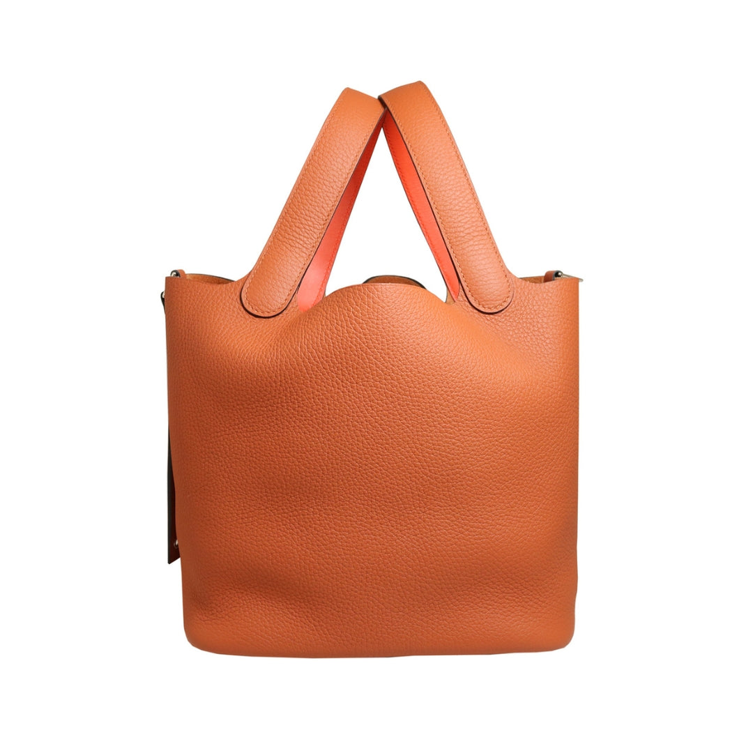 HERMES【エルメス】<br>トリヨンクレマンス/スイフト<BR>ピコタンロック エクラ MM<BR>キュイーブル/カプシーヌ/SV金具<BR>【USED】