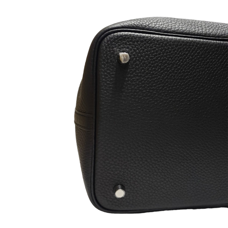 エルメス トリヨンクレマンス ピコタンロックMM ブラック シルバー金具