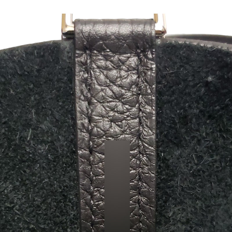 エルメス トリヨンクレマンス ピコタンロックMM ブラック シルバー金具